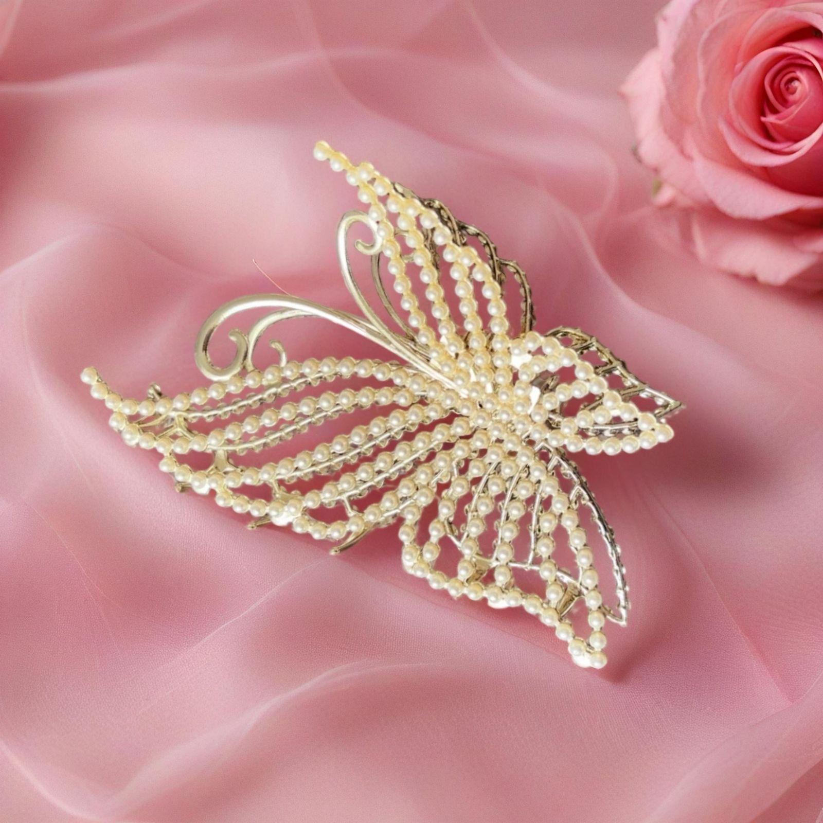 Metal Butterfly Hair Claw - Image 3