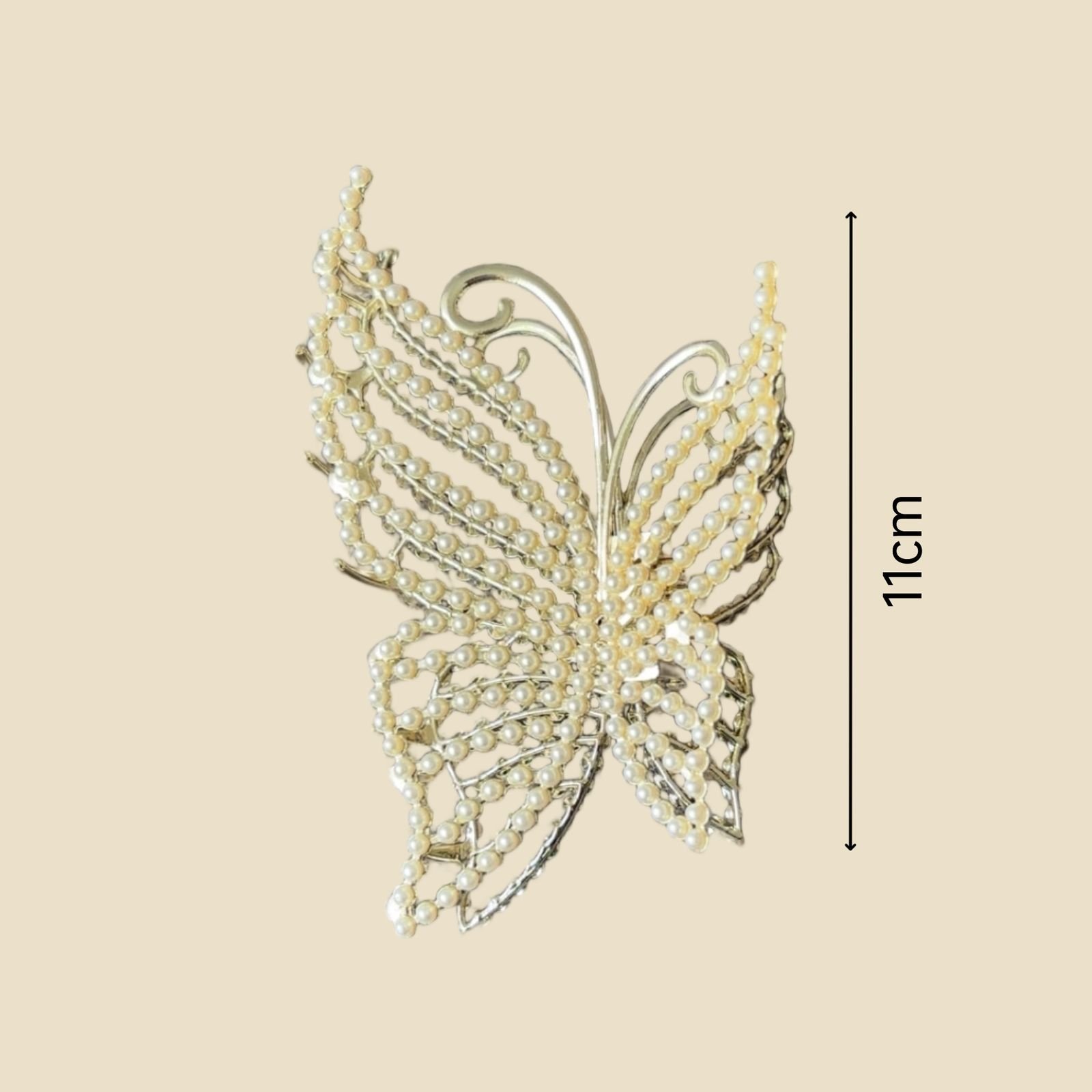 Metal Butterfly Hair Claw - Image 4