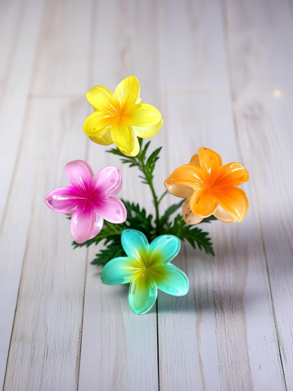 Small Flower Claw Hair Clips - Image 5