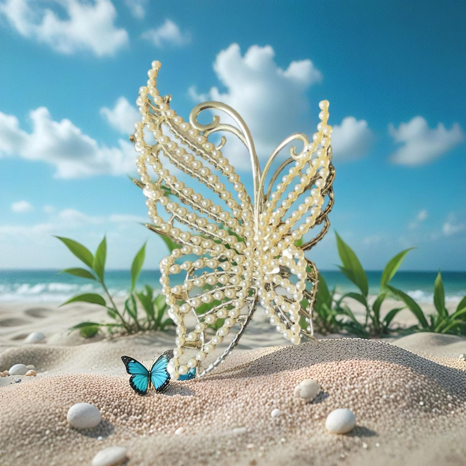 Metal Butterfly Hair Claw - Image 7