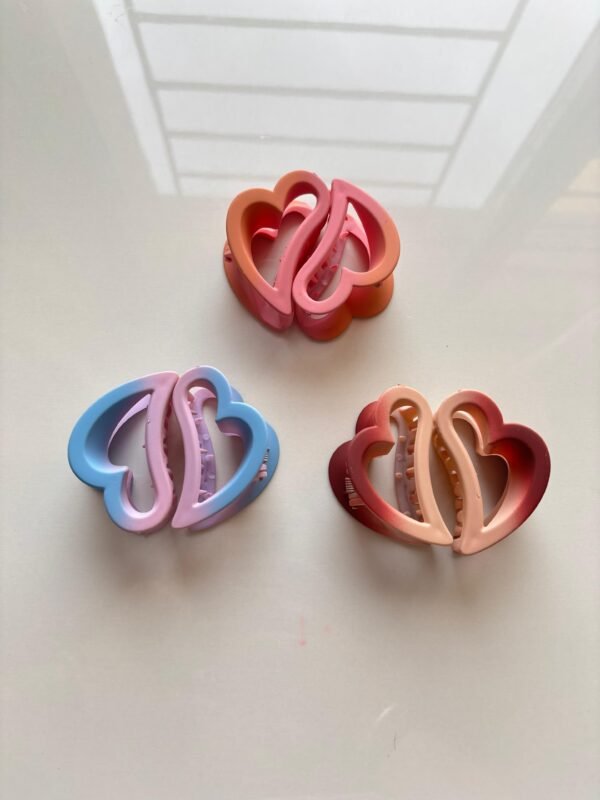 Half Heart Claw Clip - Image 6