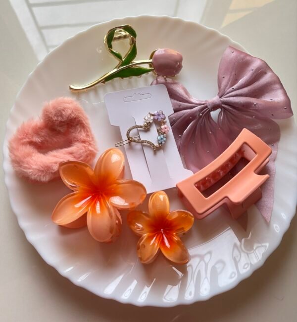 Korean Style Hair Accessories Combo – ₹499 Special Set - Image 3