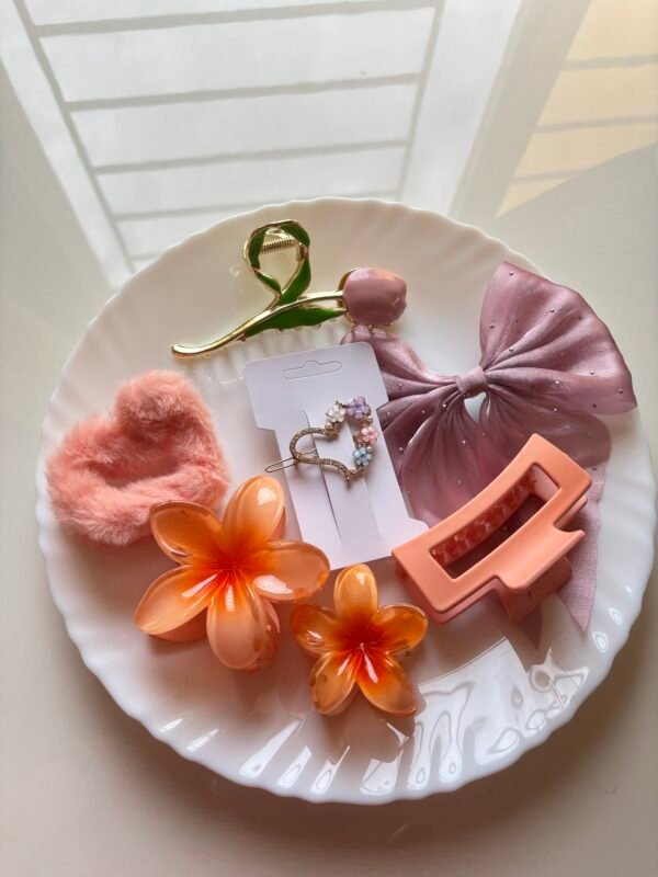 Korean Style Hair Accessories Combo – ₹499 Special Set - Image 4