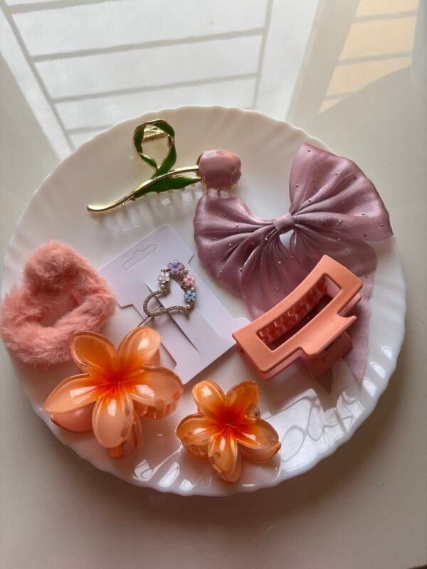 Korean Style Hair Accessories Combo – ₹499 Special Set