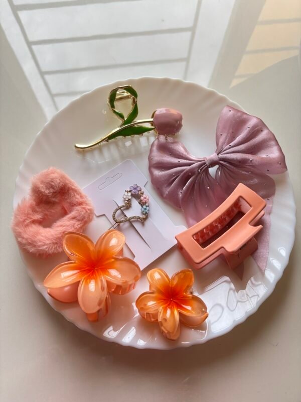 Korean Style Hair Accessories Combo – ₹499 Special Set - Image 2