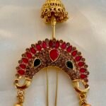 Royal Maharashtrian Hair Ornament – Traditional Jadai Billai / Juda Pin / Ambada Pin.