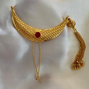 Royal Maharashtrian Hair Ornament – Traditional Jadai Billai / Juda Pin / Ambada Pin.